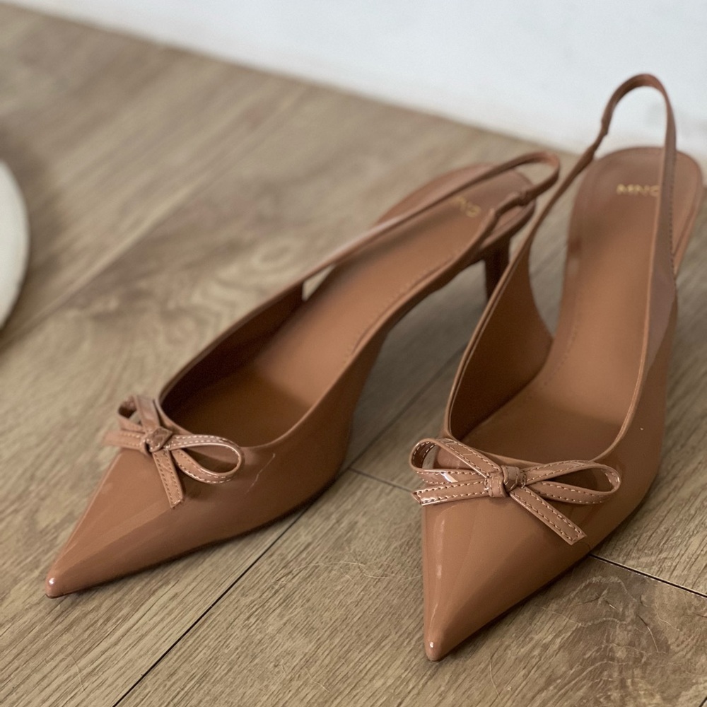 Mango Bow Heels New